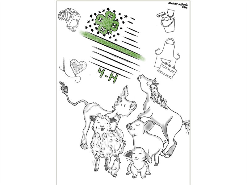 Logo for 2024 Huntington County 4-H Fair